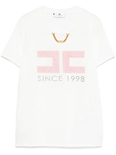 Elisabetta Franchi logo-print T-shirt
