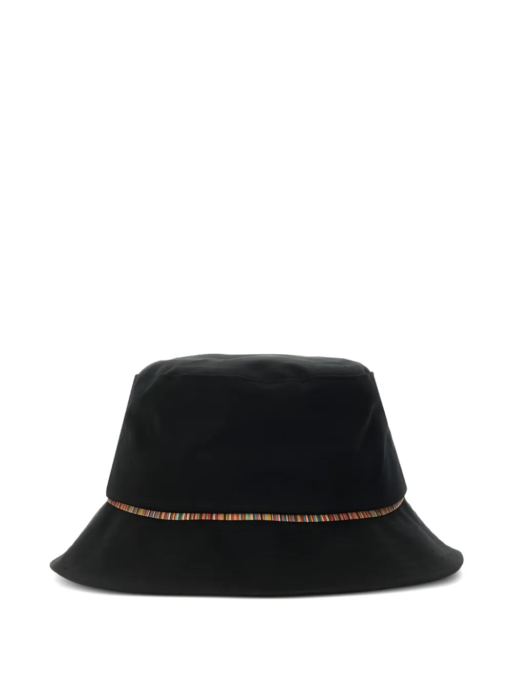 Paul Smith Stripe-detail Bucket Hat In Black