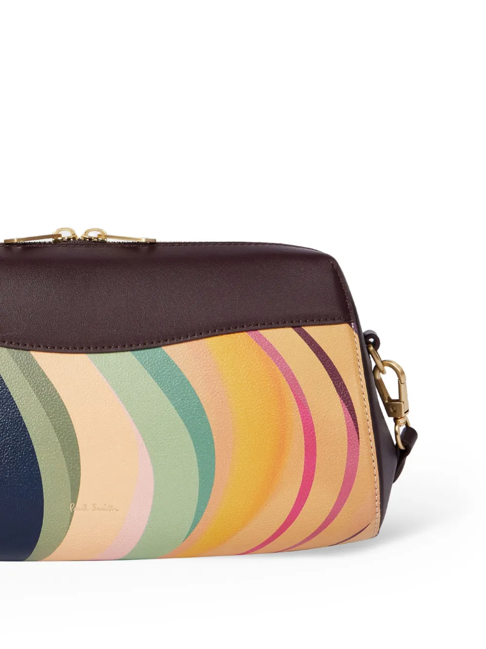 Paul Smith Swirl medium schoudertas - Geel