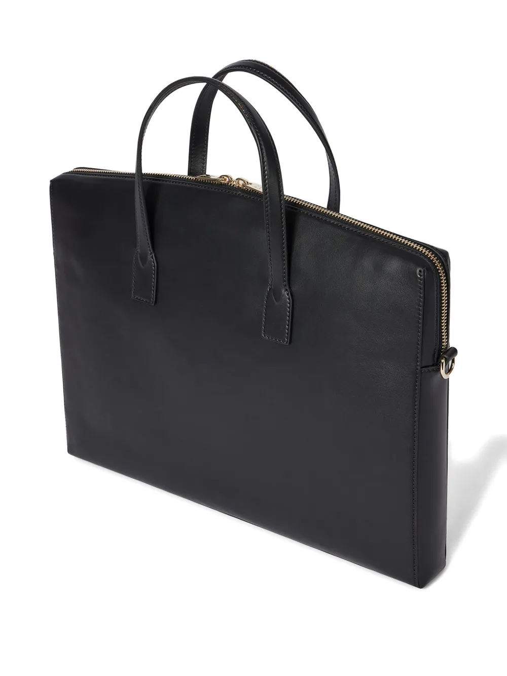 Paul Smith Zip-top Multi-stripe Laptop Bag In Black