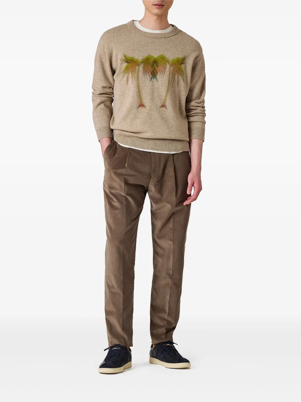 Paul Smith Palm Tree trui - Beige