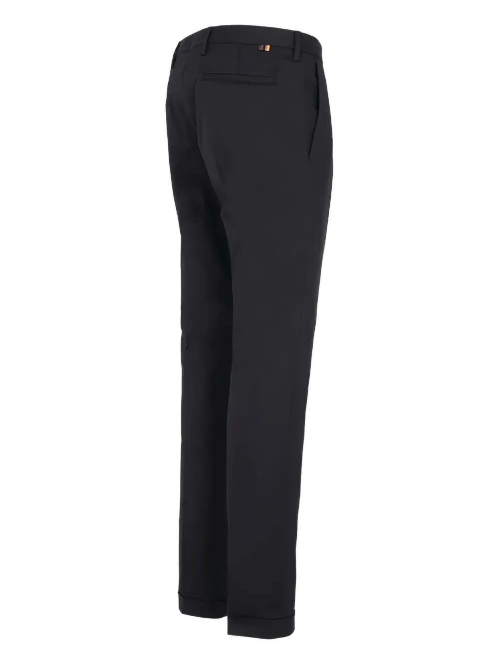 Paul Smith Logo-patch Trousers In Black