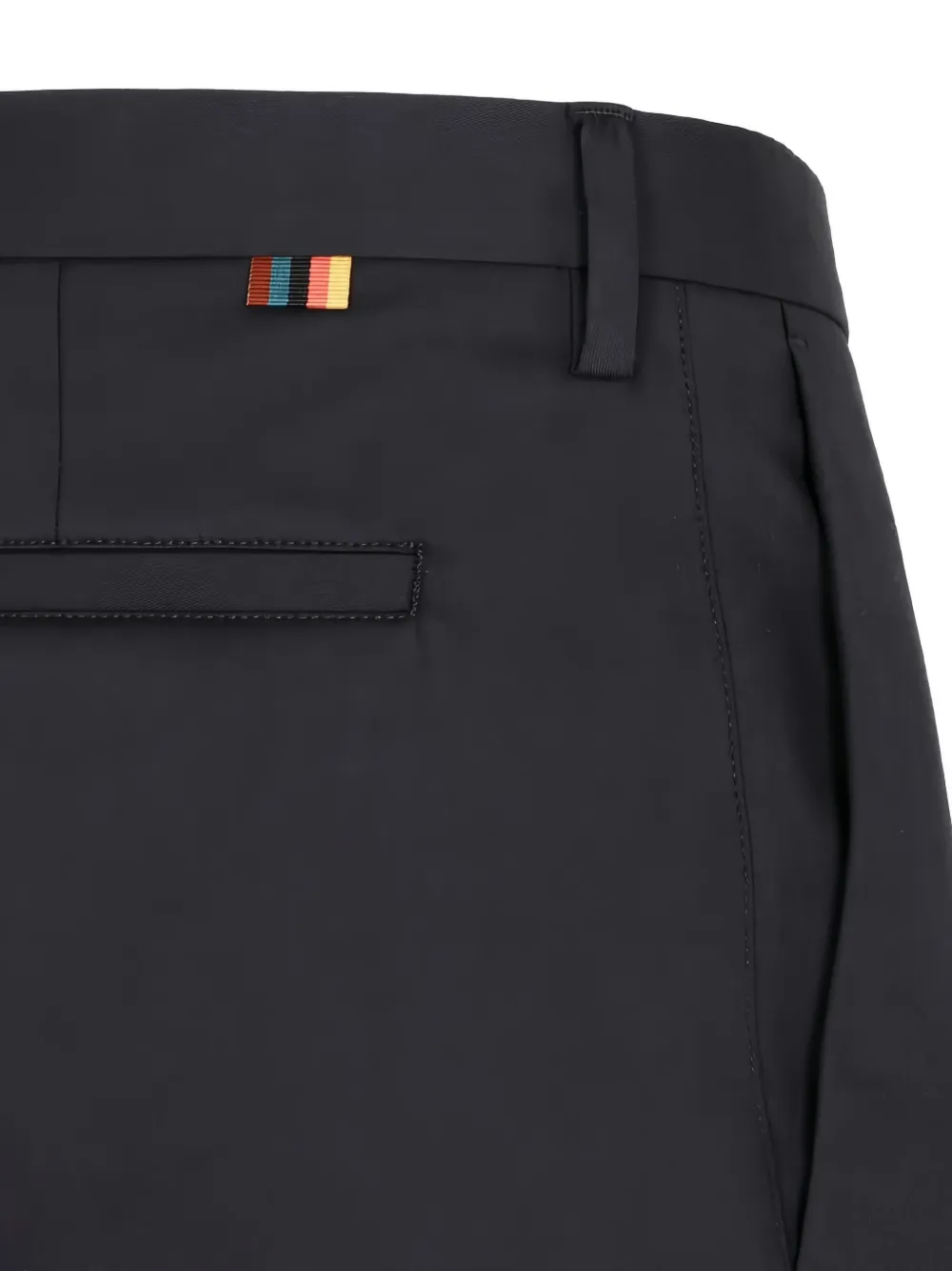 Paul Smith Logo-patch Trousers In Black