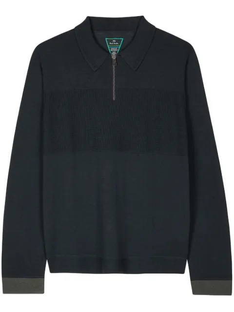 PS Paul Smith playera tipo polo de manga larga