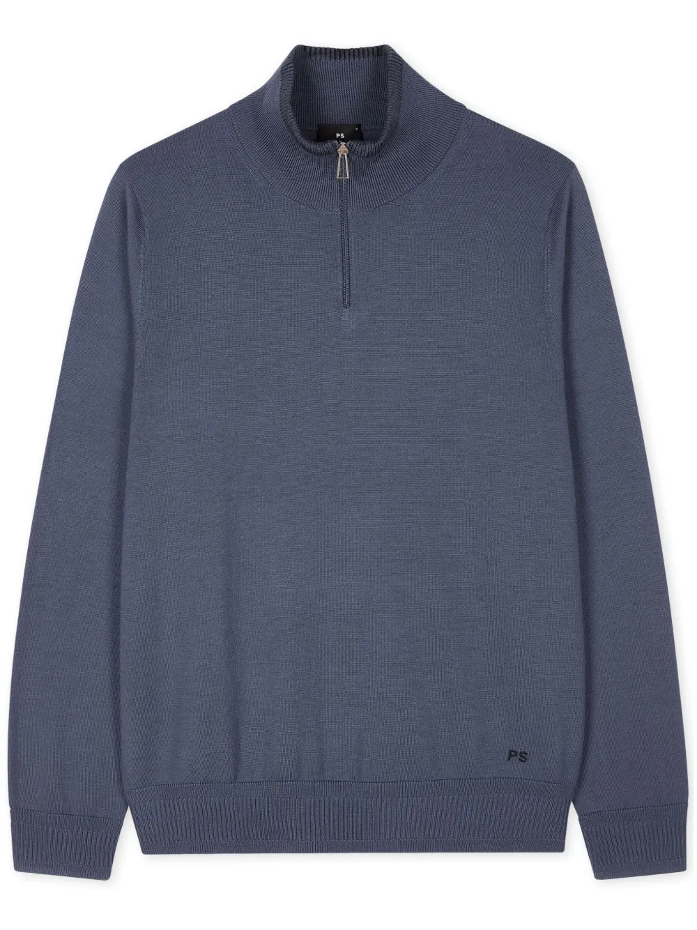 PS Paul Smith pull en mérinos à col zippé | bleu | Image 1
