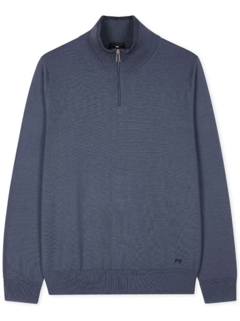 PS Paul Smith half-zip merino wool sweater