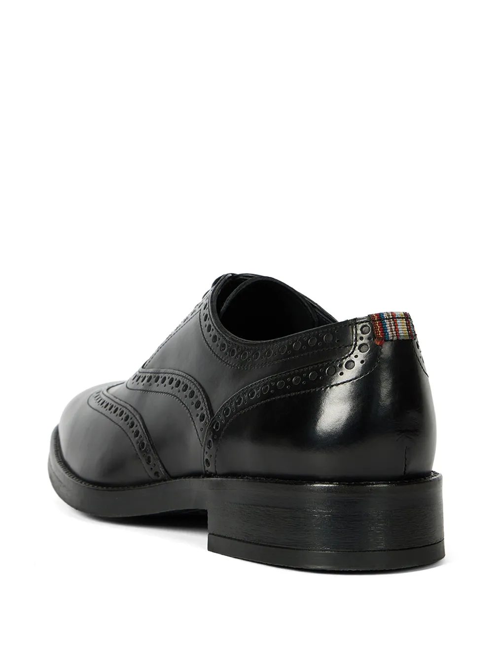 Paul Smith Leren brogues met uitgesneden detail Zwart