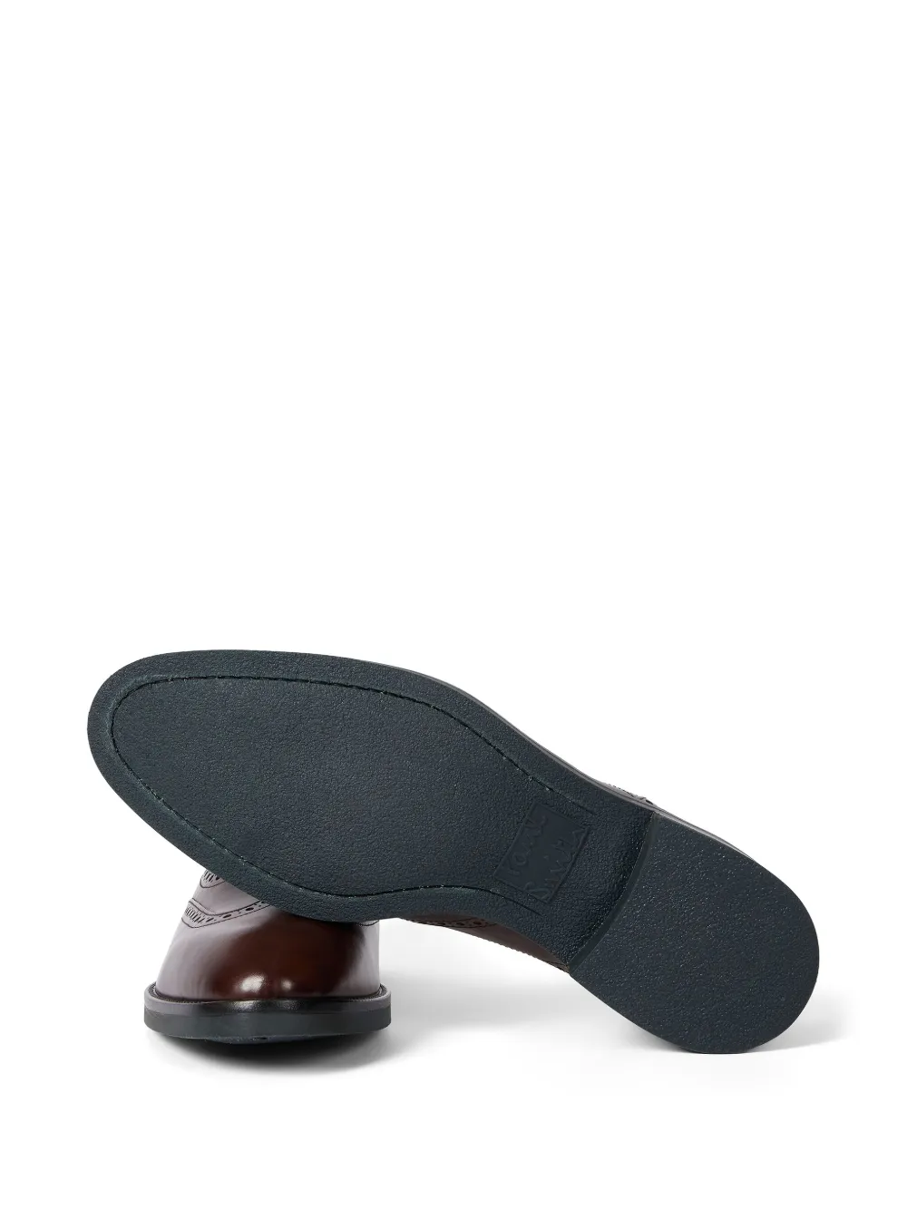 Paul Smith cut-out-detail leather brogues Brown