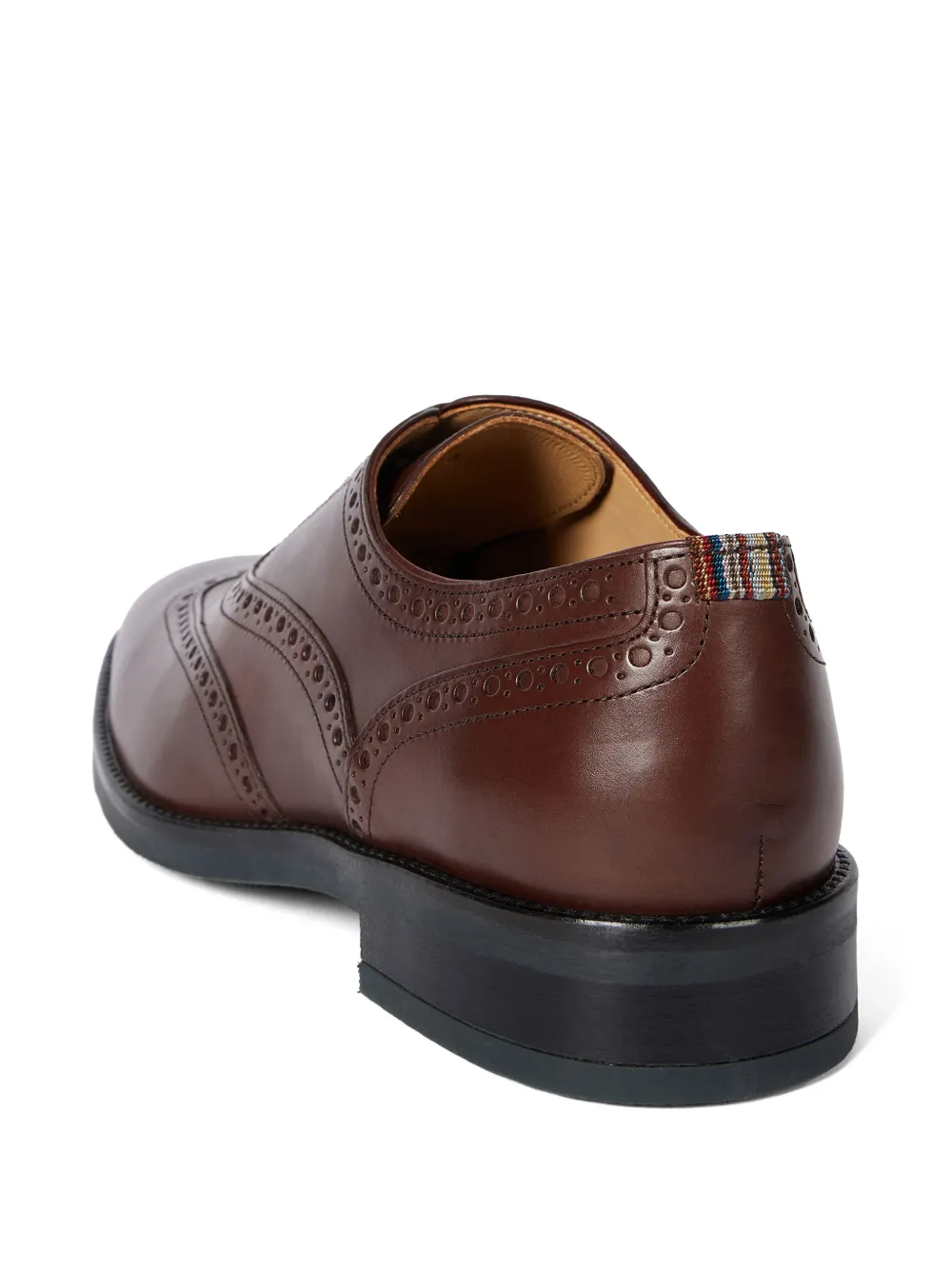 Paul Smith cut-out-detail leather brogues Brown