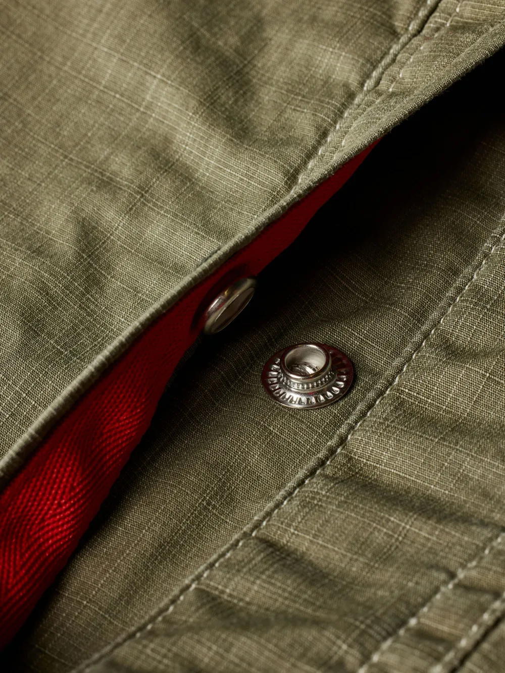 Ps By Paul Smith Khaki Green Coated Slub Cotton Zip Jacket In Green