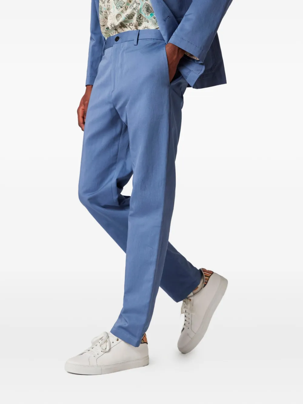 Paul Smith Side-pocket Trousers In Blue