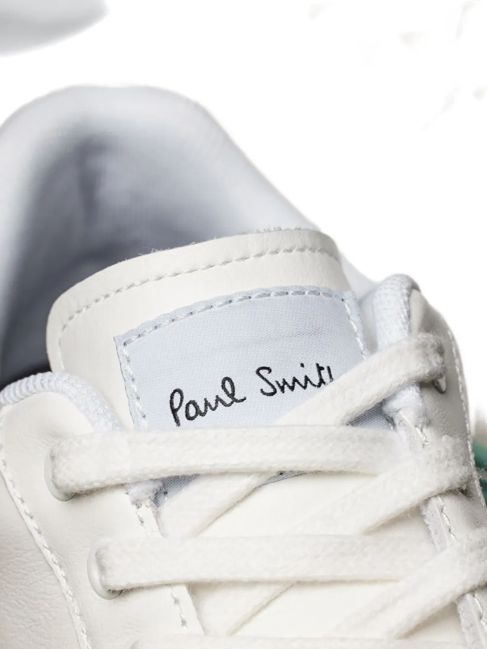Paul Smith Lapin stripe-detail leather sneakers Wit