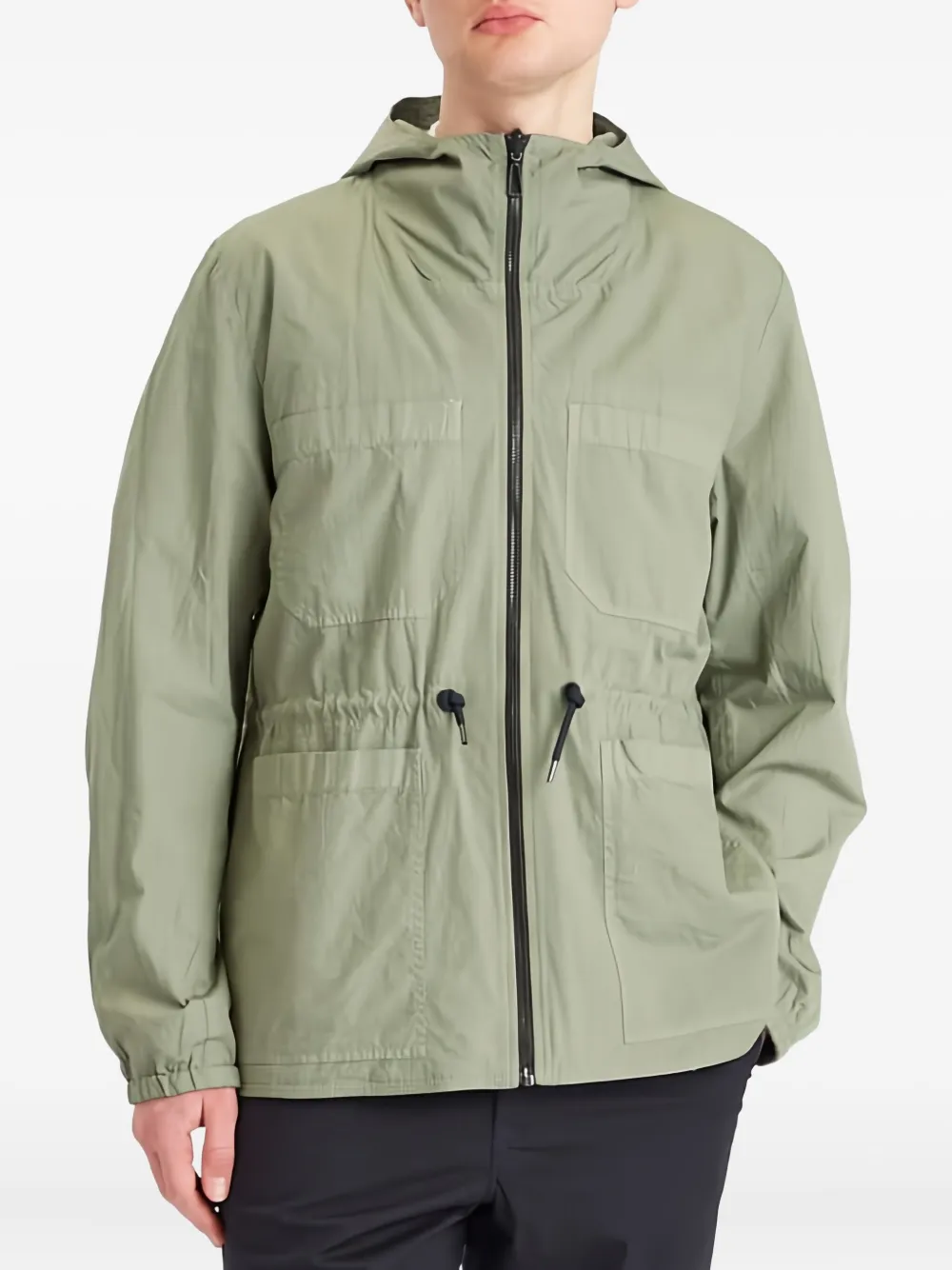 Ps By Paul Smith Hooded Pocket Jacket In Green