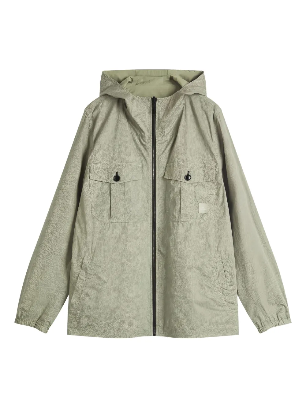 Ps By Paul Smith Hooded Pocket Jacket In Green