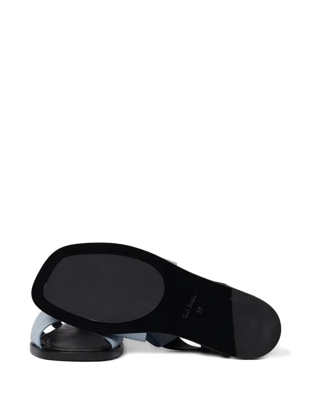 Paul Smith cross-strap buckle sandals Blue