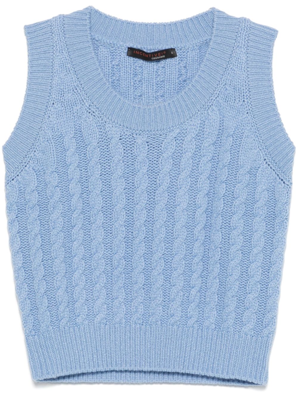 Incentive! Cashmere Bella vest - Blue