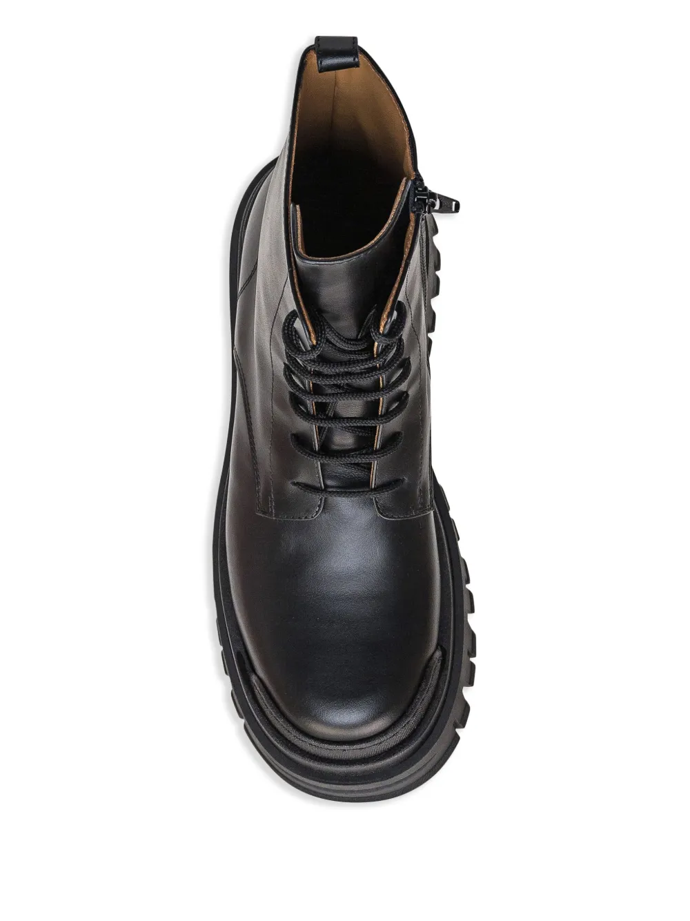 ENNEQUADRO 50mm leather combat boots Black