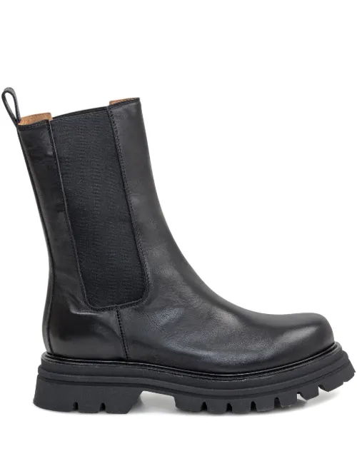 ENNEQUADRO bottines en cuir - Noir - ENNEQUADRO - Modalova