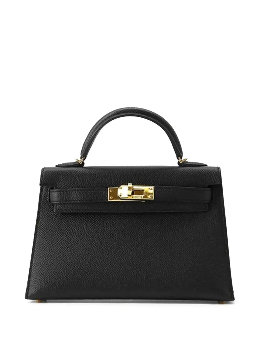 Hermès Pre-Owned 2016 Mini Epsom Kelly Sellier II 20 satchel – Black