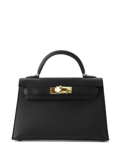 Hermès Pre-Owned Borsa a tracolla Kelly Sellier mini II 20 in pelle Epsom 2016