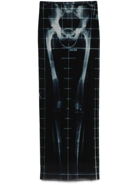 Jean Paul Gaultier X-Ray maxi skirt
