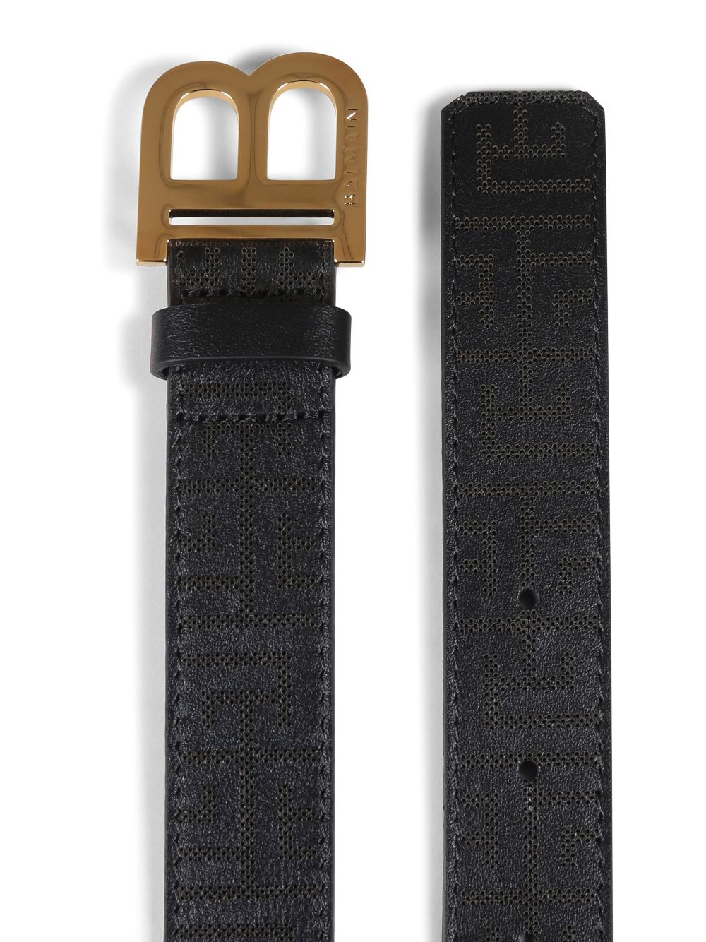 Balmain Kids leather belt - Black