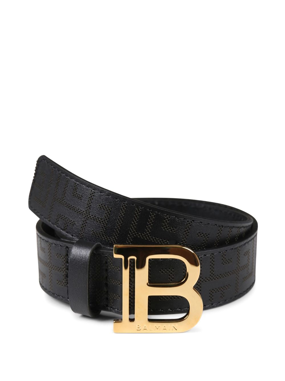 Balmain Kids leather belt - Black