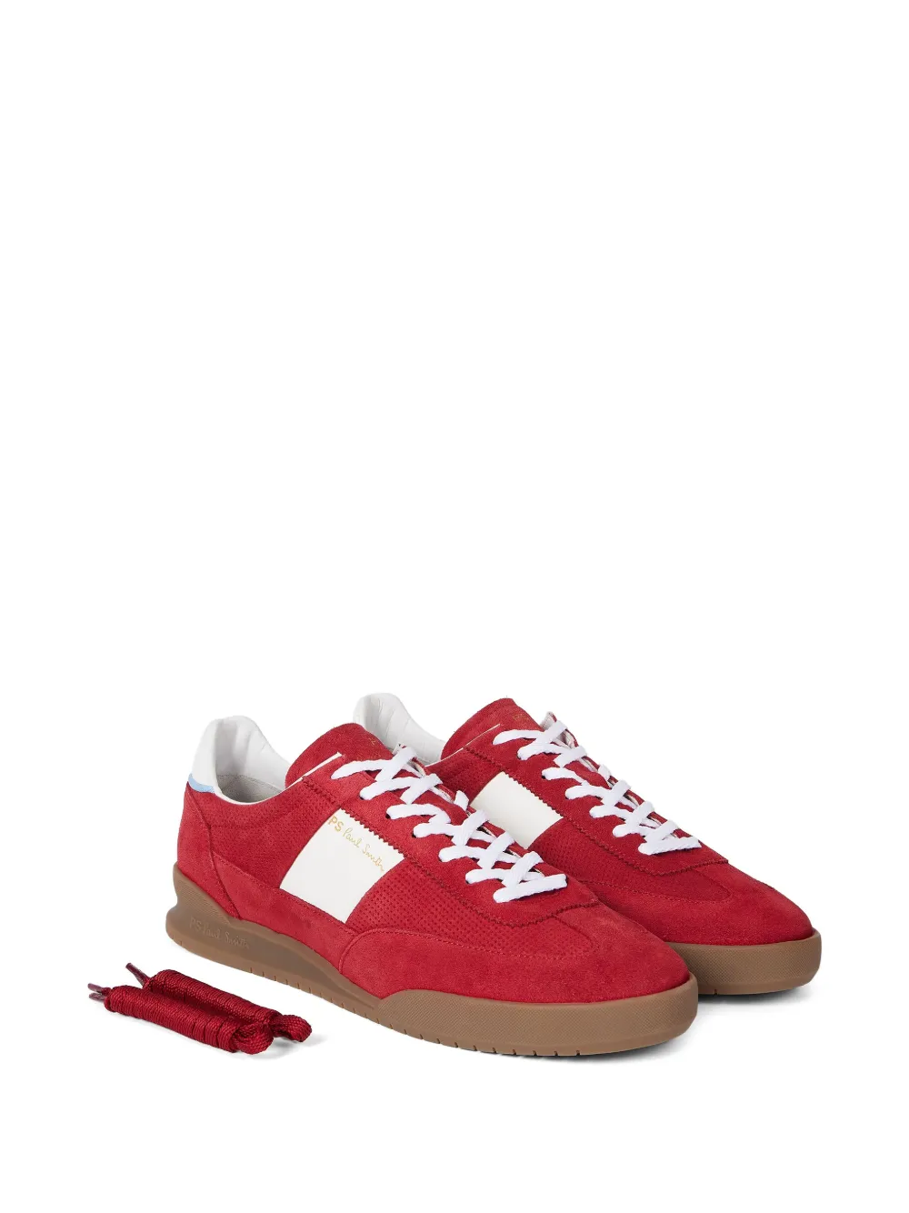 PS Paul Smith Dover suede sneakers Red