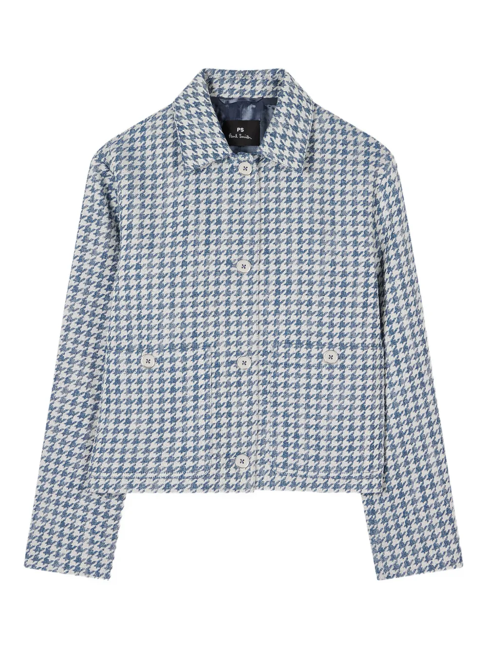 PS Paul Smith houndstooth-pattern jacket | Blue | Image 1