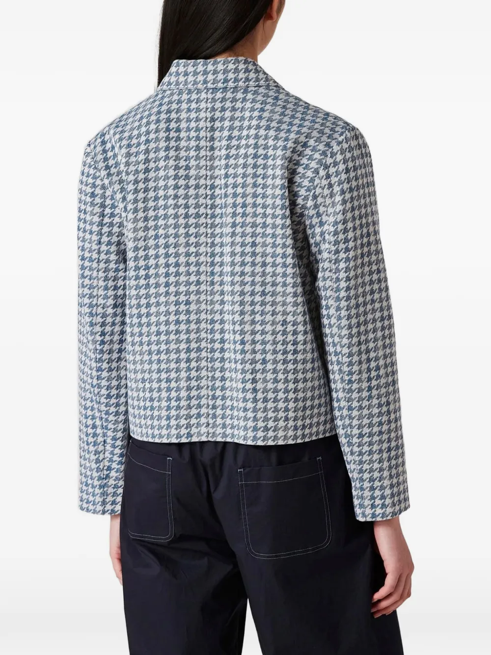 PS Paul Smith Jack met pied-de-poule print Blauw
