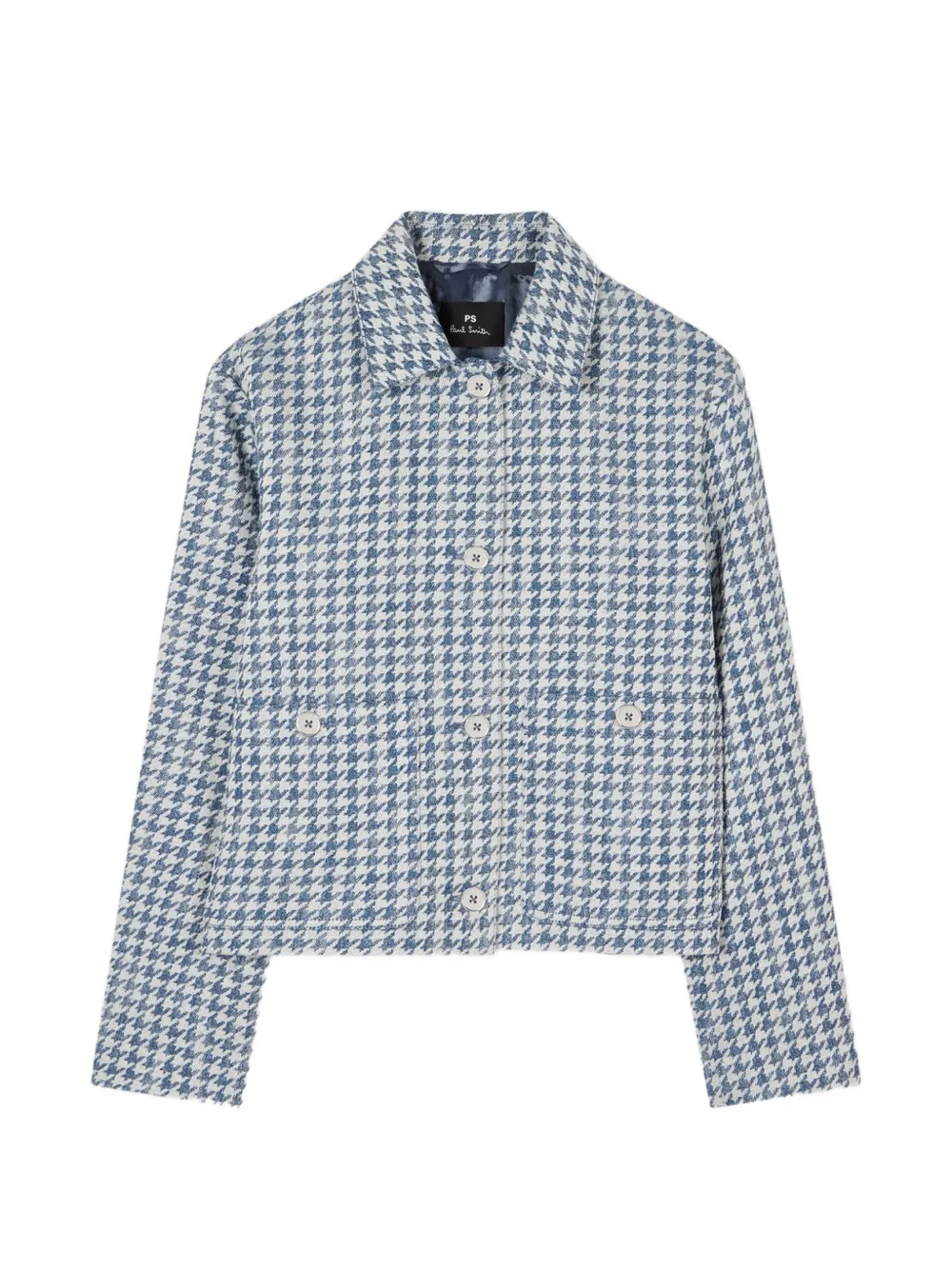 PS Paul Smith Jack met pied-de-poule print Blauw