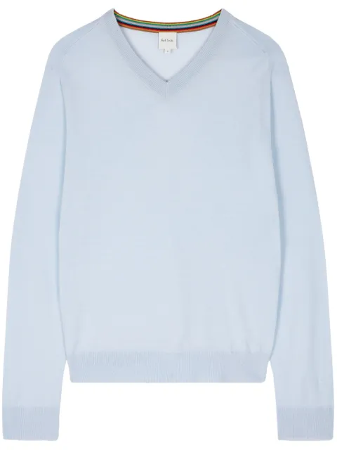 Paul Smith V-neck merino wool sweater 