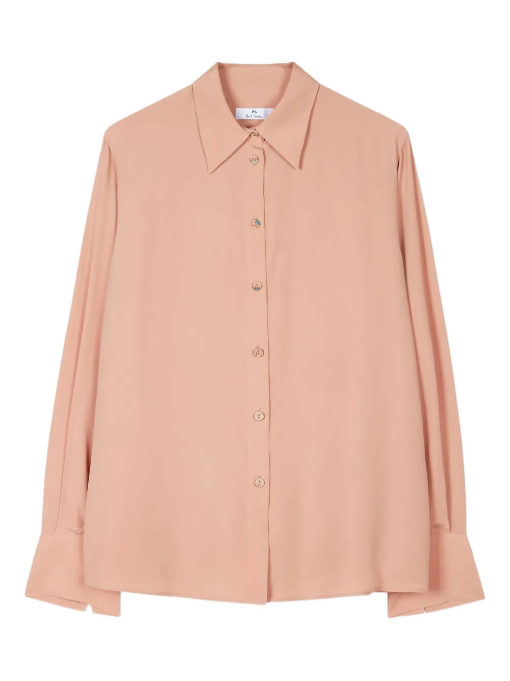 PS Paul Smith button-cuff shirt | Pink | Image 1