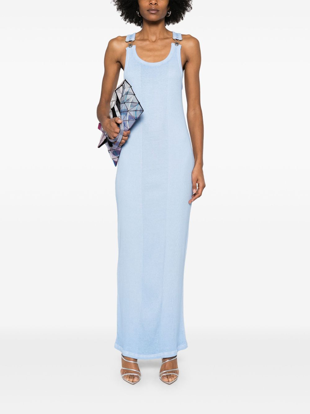 Jean Paul Gaultier cotton maxi dress - Blue