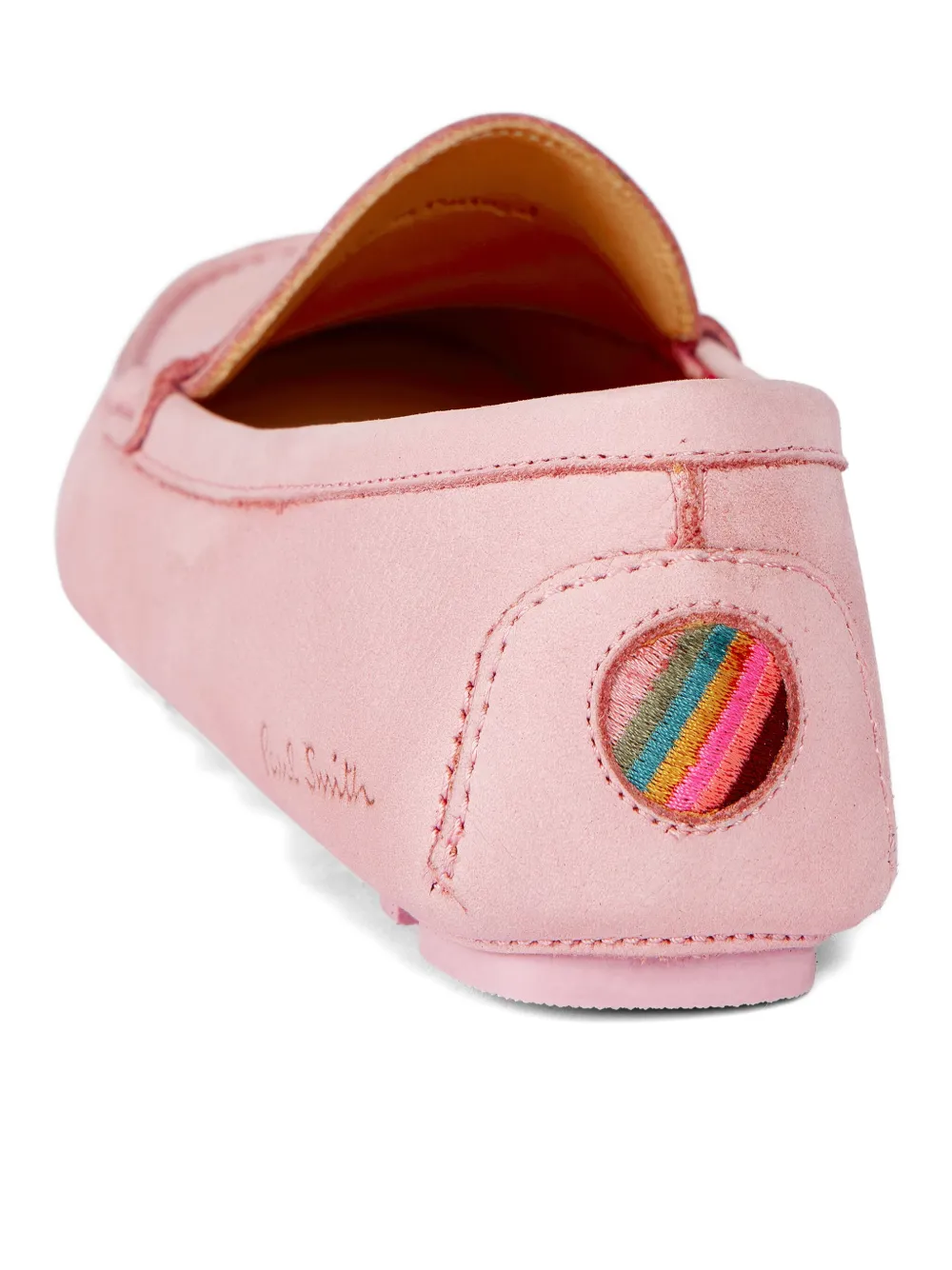 Paul Smith embossed-logo loafers Pink