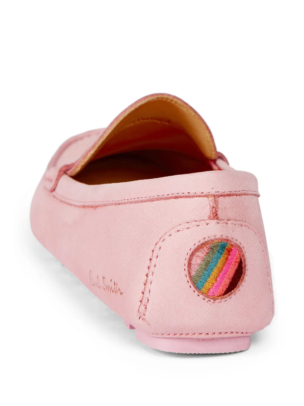 Paul Smith embossed-logo loafers Pink