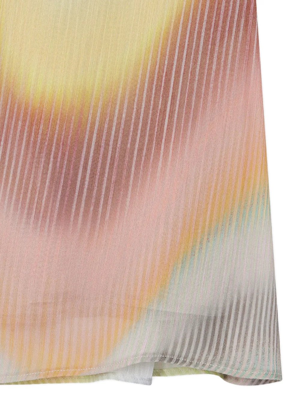 Ps By Paul Smith Wave-pattern Midi Skirt In Multi