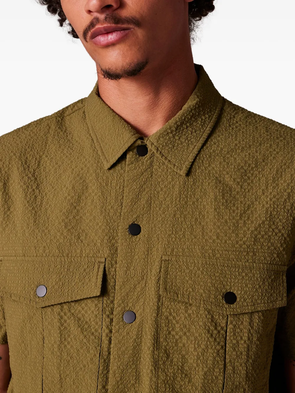 PS Paul Smith Overhemd met opgestikte zak Groen