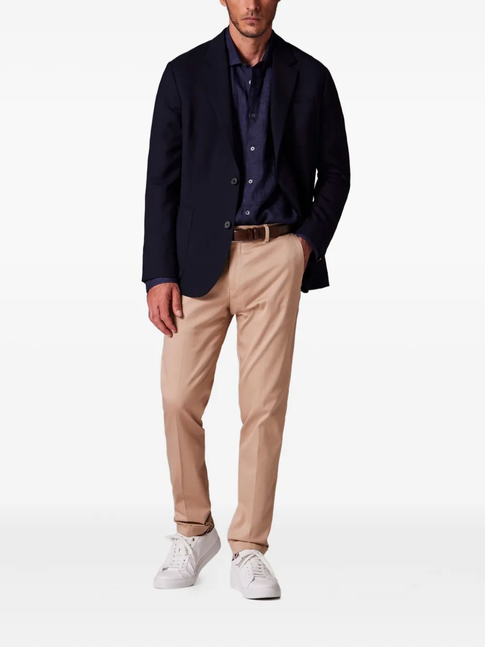 Paul Smith Linnen overhemd - Blauw