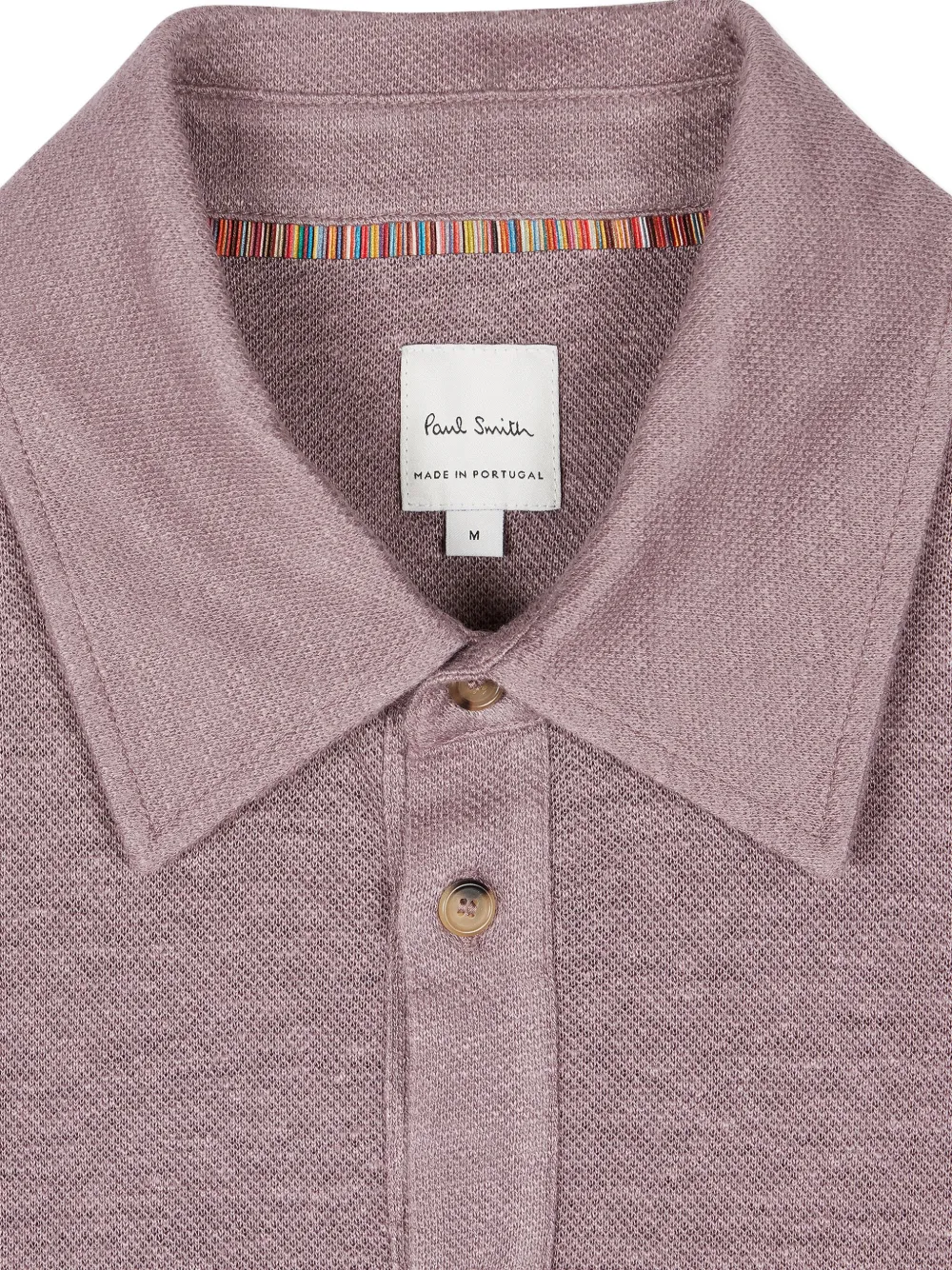Paul Smith Linnen poloshirt Roze