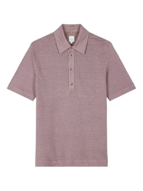 Paul Smith short-sleeve linen polo shirt