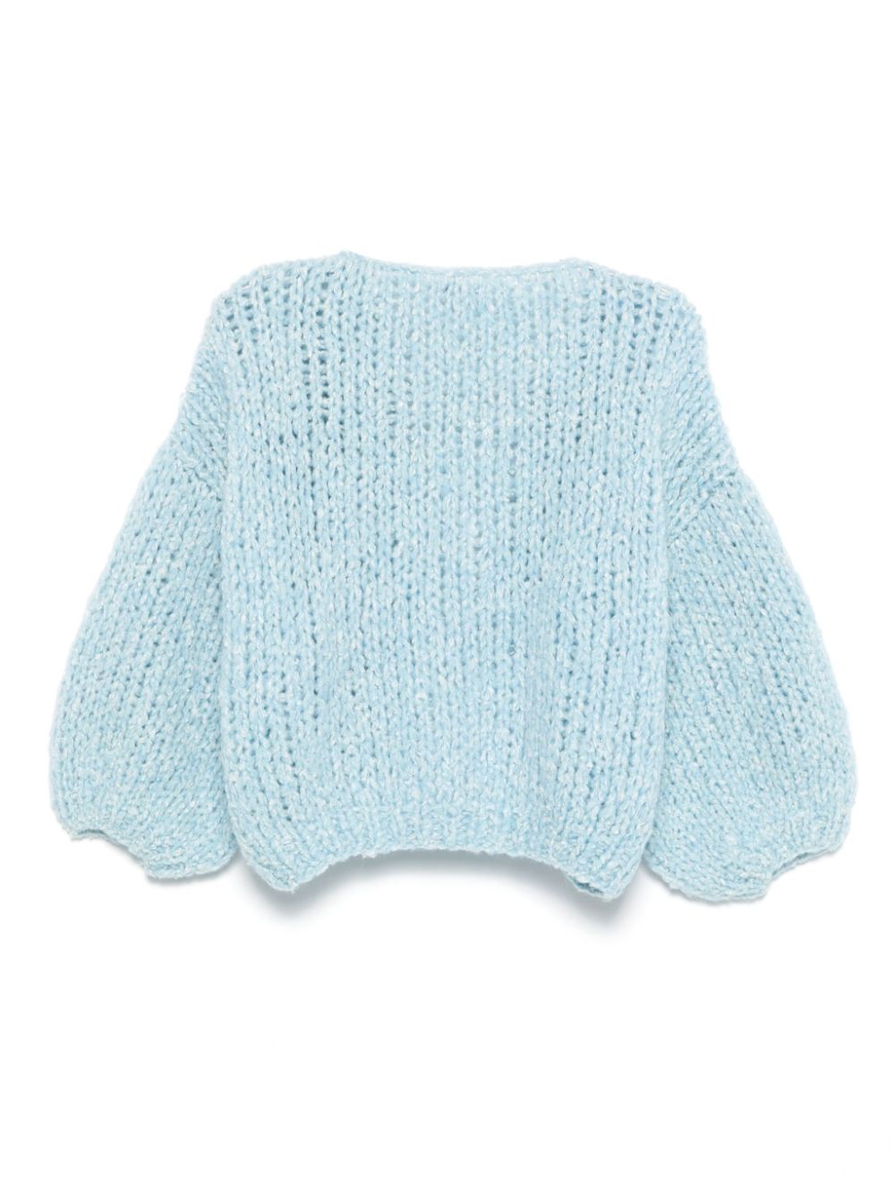 Maiami Bouclé vest - Blauw