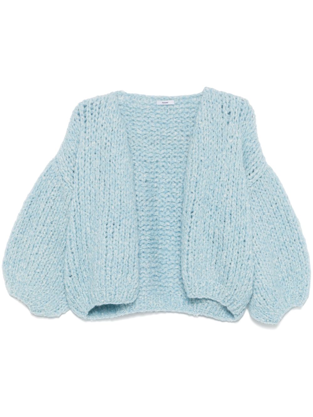 bouclé cardigan