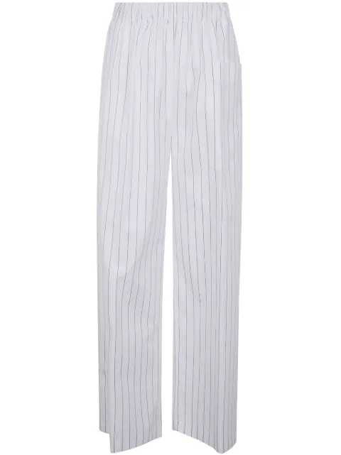 Erika Cavallini  pantalones anchos con motivo de rayas
