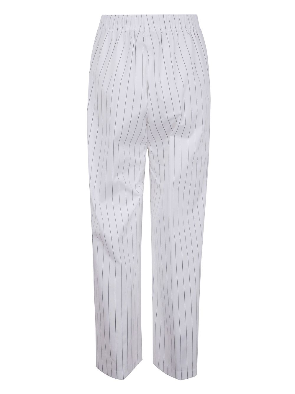 Erika Cavallini striped wide-leg trousers - Wit