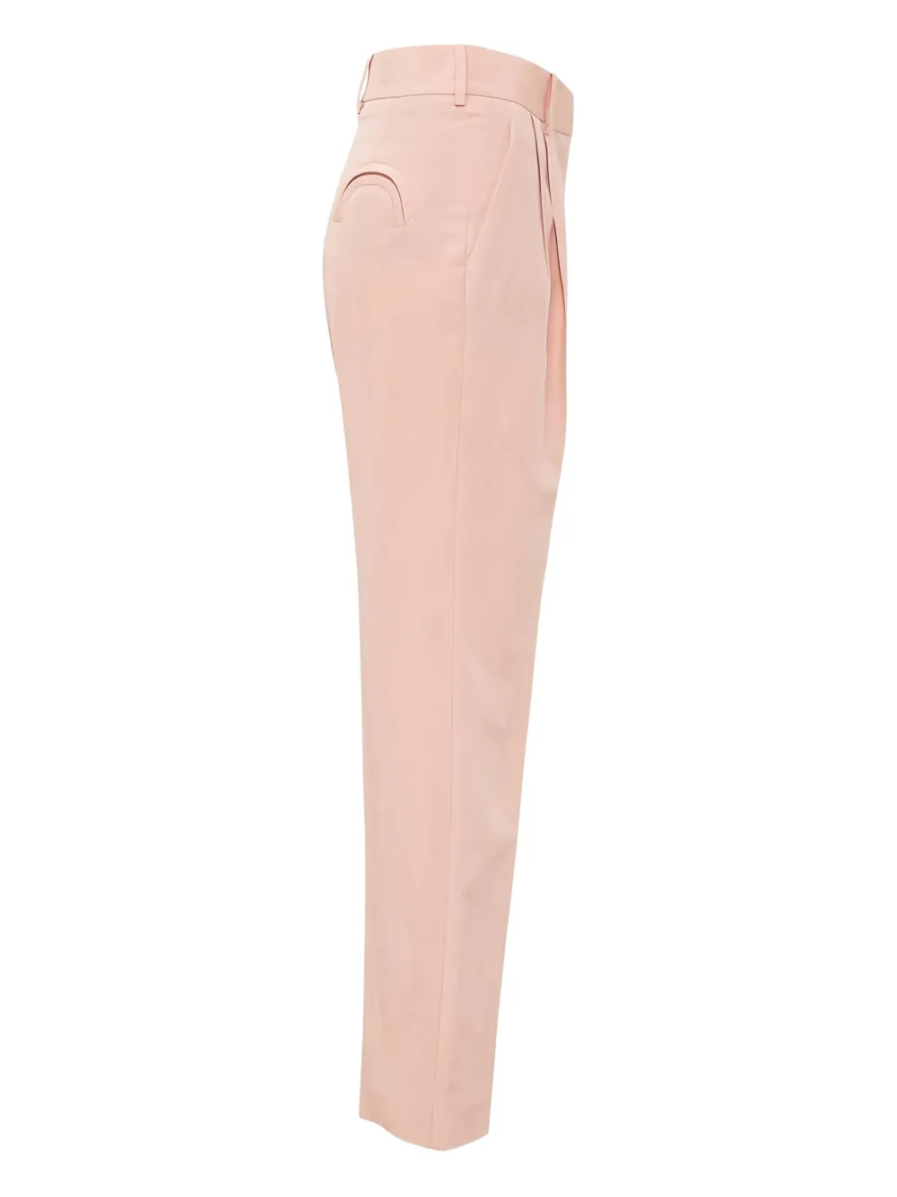 Blazé Milano Blazé Pleated Cropped Pants In Pink