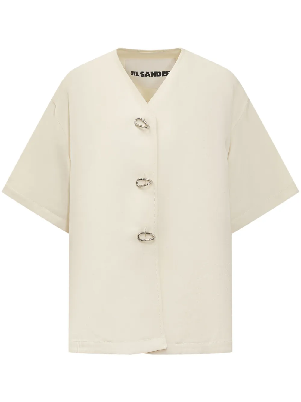 Jil Sander Jack met knopen Beige