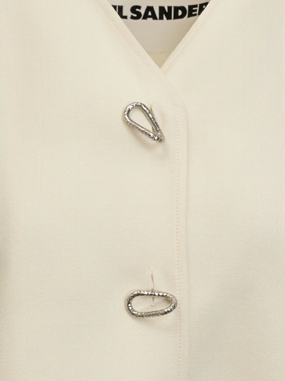 Jil Sander Jack met knopen Beige