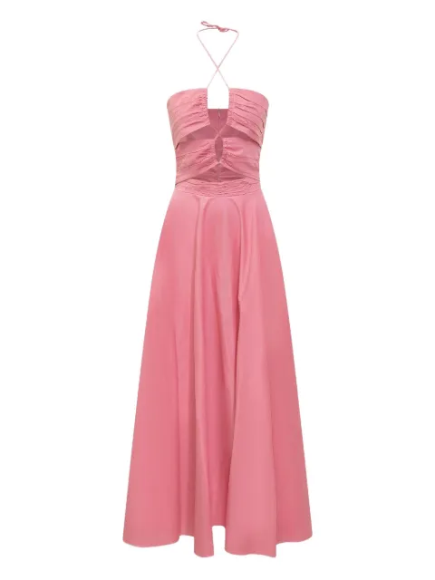 ACTUALEE cut-out maxi dress