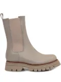 ENNEQUADRO leather Chelsea boots - Neutrals